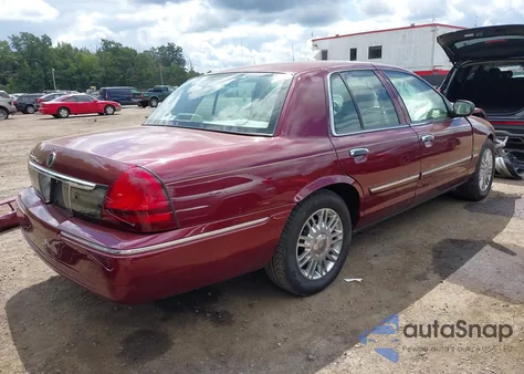 2009 Mercury Grand Marquis Ls (Fleet Only) from USA, damaged, VIN 2MEHM75V89X609791